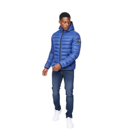 Mens Gattering Jacket Royal Blue Crosshatch