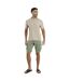 Short À Poches Homme Vert De Gris Brave Soul-1