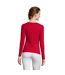 SOLS Womens/Ladies Majestic Long Sleeve T-Shirt (Red)