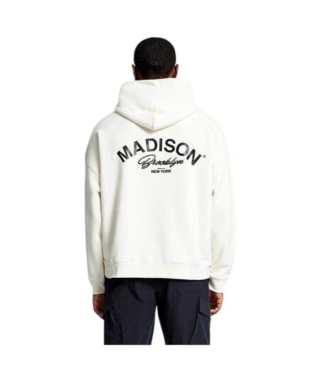 Unisex Adult Graphic Print Cotton Oversized Hoodie Marshmallow Hamilton