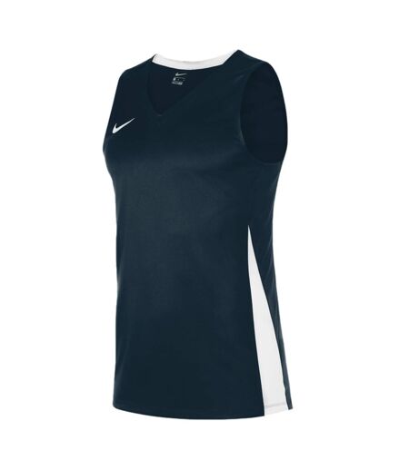 Débardeur Sans Manches Homme Bleu Foncé Blanc Nike