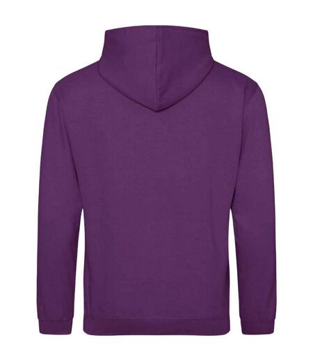 Sweat à capuche college adulte magenta foncé Awdis