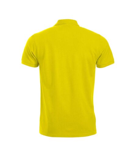 Polo Manhattan Homme Jaune Fluo Clique
