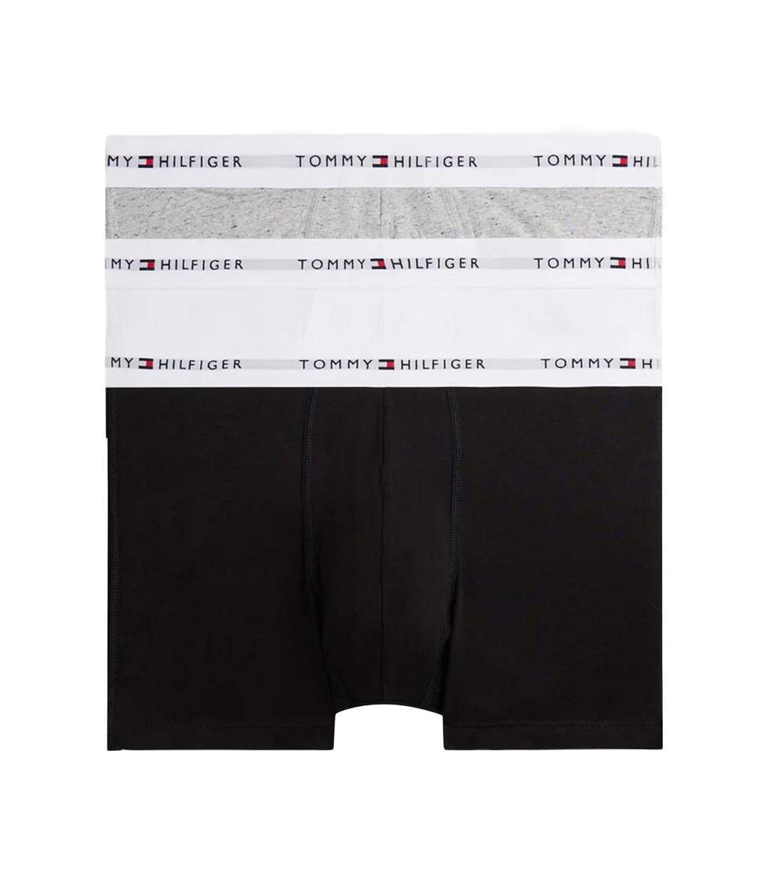 x3 boxers noir/blanc/gris homme tommy hilfiger trunk1-1