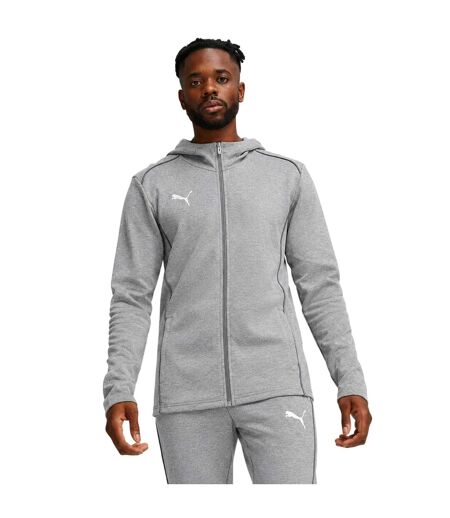Mens Hooded Jacket Grey Puma