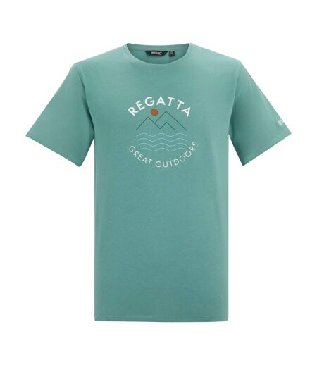 T-shirt Motif/style Lignes Ondulées Cline Homme Regatta