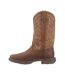 Mens Rebel Pro Full Grain Leather Cowboy Boots Flaxen Brown Durango-3