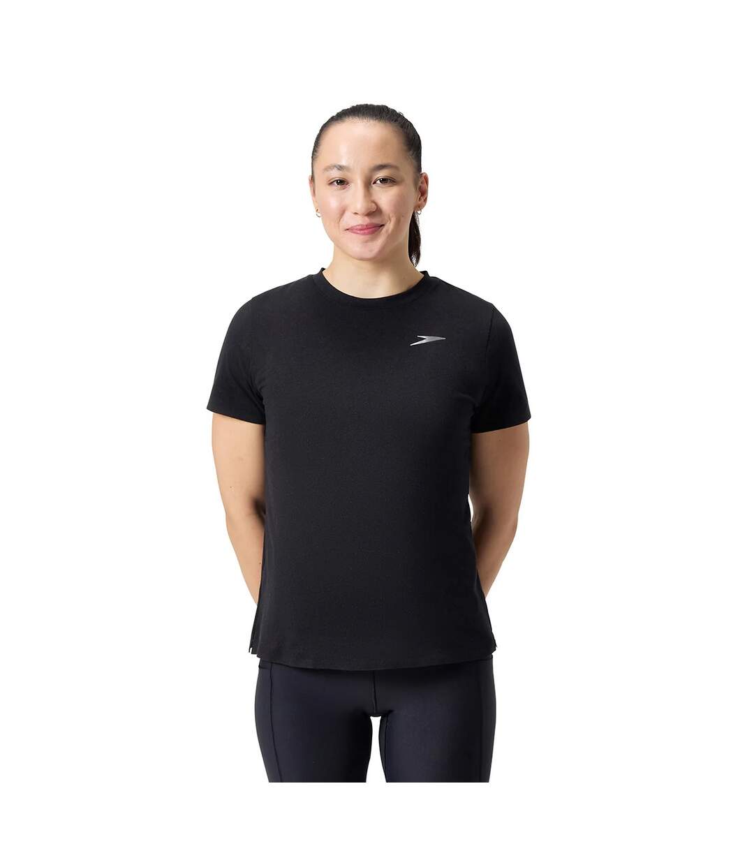 T-shirt Pro Femme Noir Speedo-2