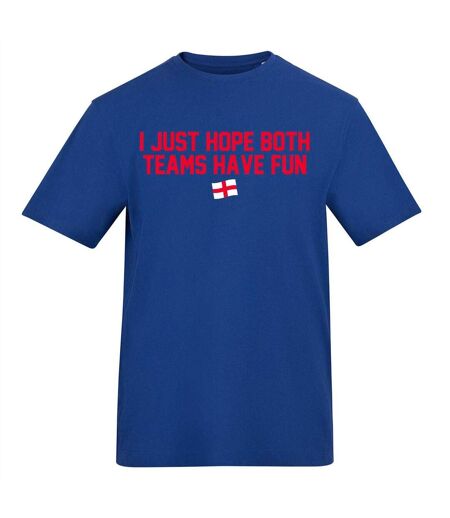 T-shirt Just Hope Both Teams Have Fun Homme Bleu AWD