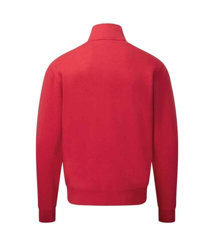 Mens authentic sweat jacket classic red Russell