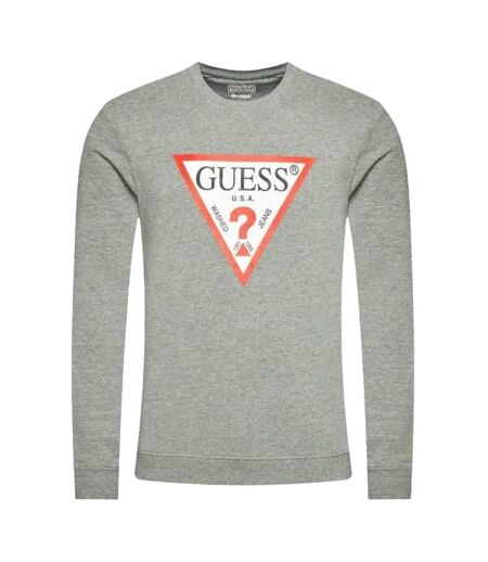 Sweat Motif/style Logo Homme Gris Guess