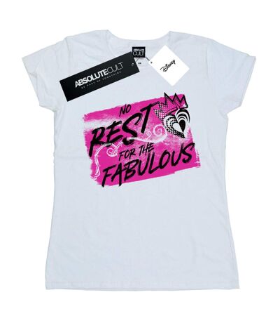 Disney - T-shirt THE DESCENDANTS NO REST - Femme (Blanc) - UTBI17713