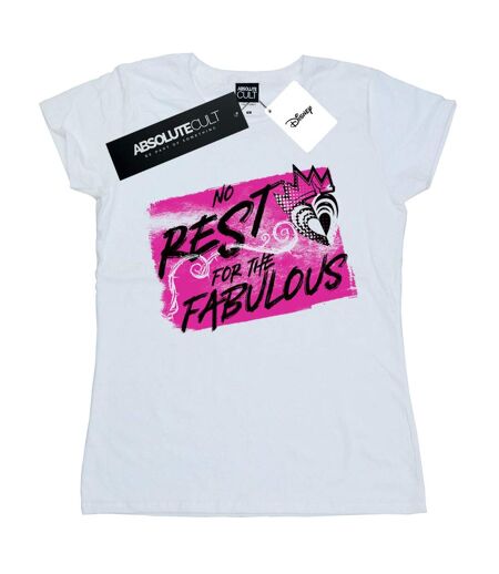 Disney - T-shirt THE DESCENDANTS NO REST - Femme (Blanc) - UTBI17713
