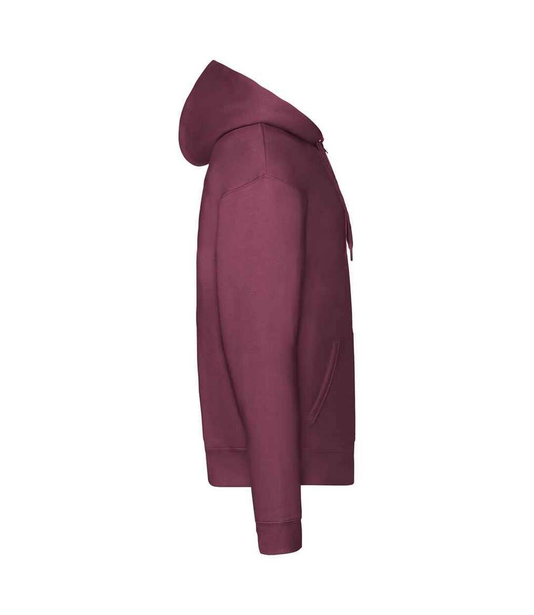 Veste à capuche premium adulte bordeaux Fruit of the Loom-3