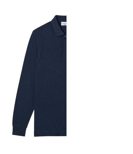 Polo Manches Longues Smart Paris Homme Bleu Marine Lacoste