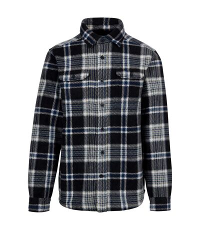 Trespass Mens Checkley Checked Microfleece Shirt (Black) - UTTP6050