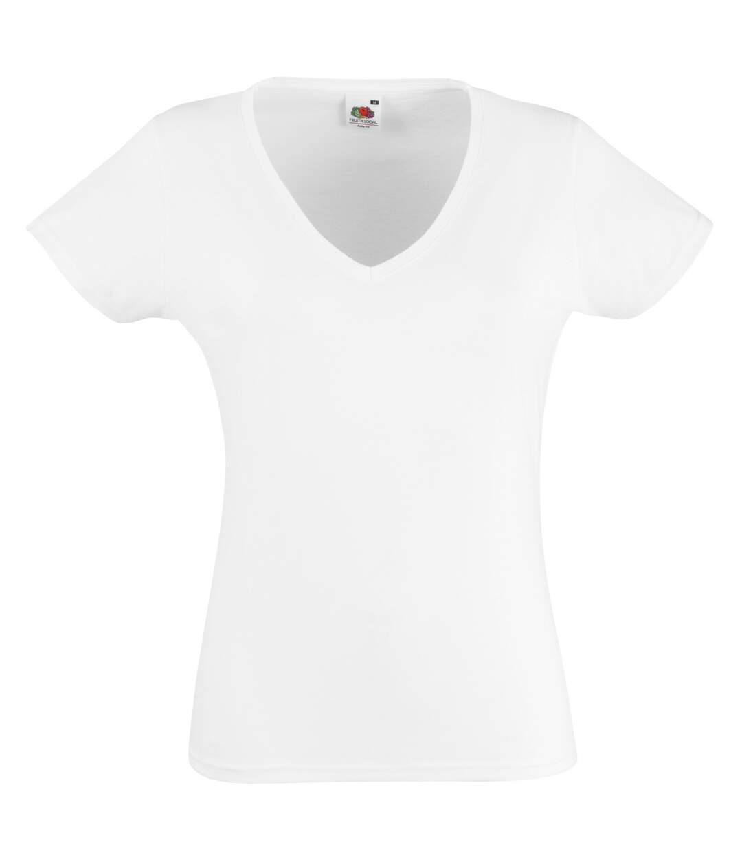 T-shirt valueweight femme blanc Fruit of the Loom-1