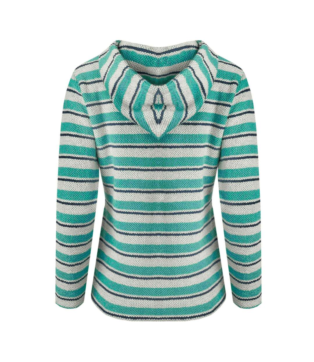 Sweat à capuche ally femme bleu pâle Weird Fish-2