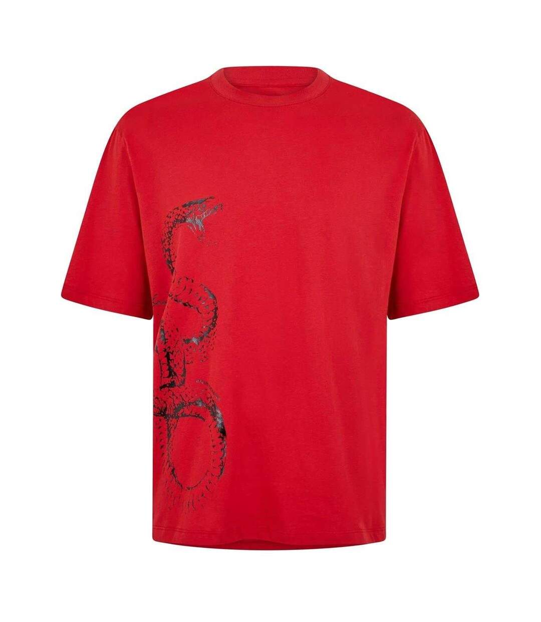 T-shirt Motif/style Serpent Lunar New Year Homme Rouge Vif Armani Exchange-1