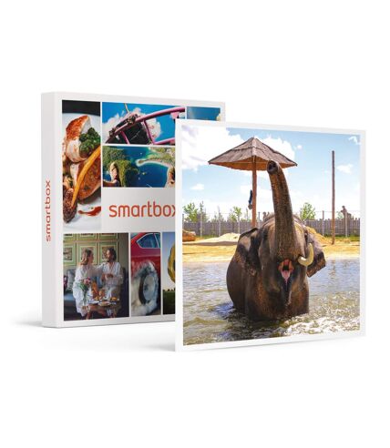 Tanière Zoo Refuge : immersion avec les carnivores ou les éléphants pour 2 personnes - SMARTBOX - Coffret Cadeau Multi-thèmes