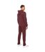 Mens Optimus Hoodie And Joggers Set Wine Duck And Cover-2