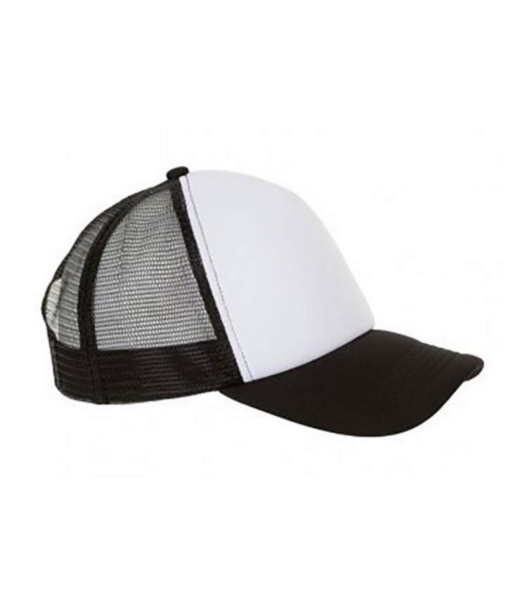 SOLS Unisex Bubble Contrast Cap (White/Black) - UTPC2751-1