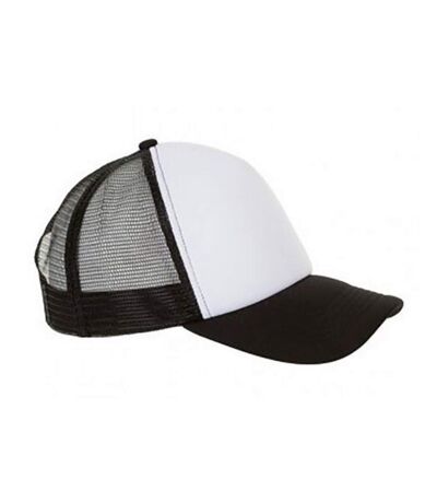 SOLS Unisex Bubble Contrast Cap (White/Black) - UTPC2751