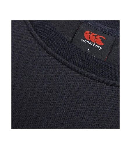 Mens Club Crew Neck Sweatshirt Black Canterbury