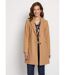 Manteau col tailleur aspect lainage-1