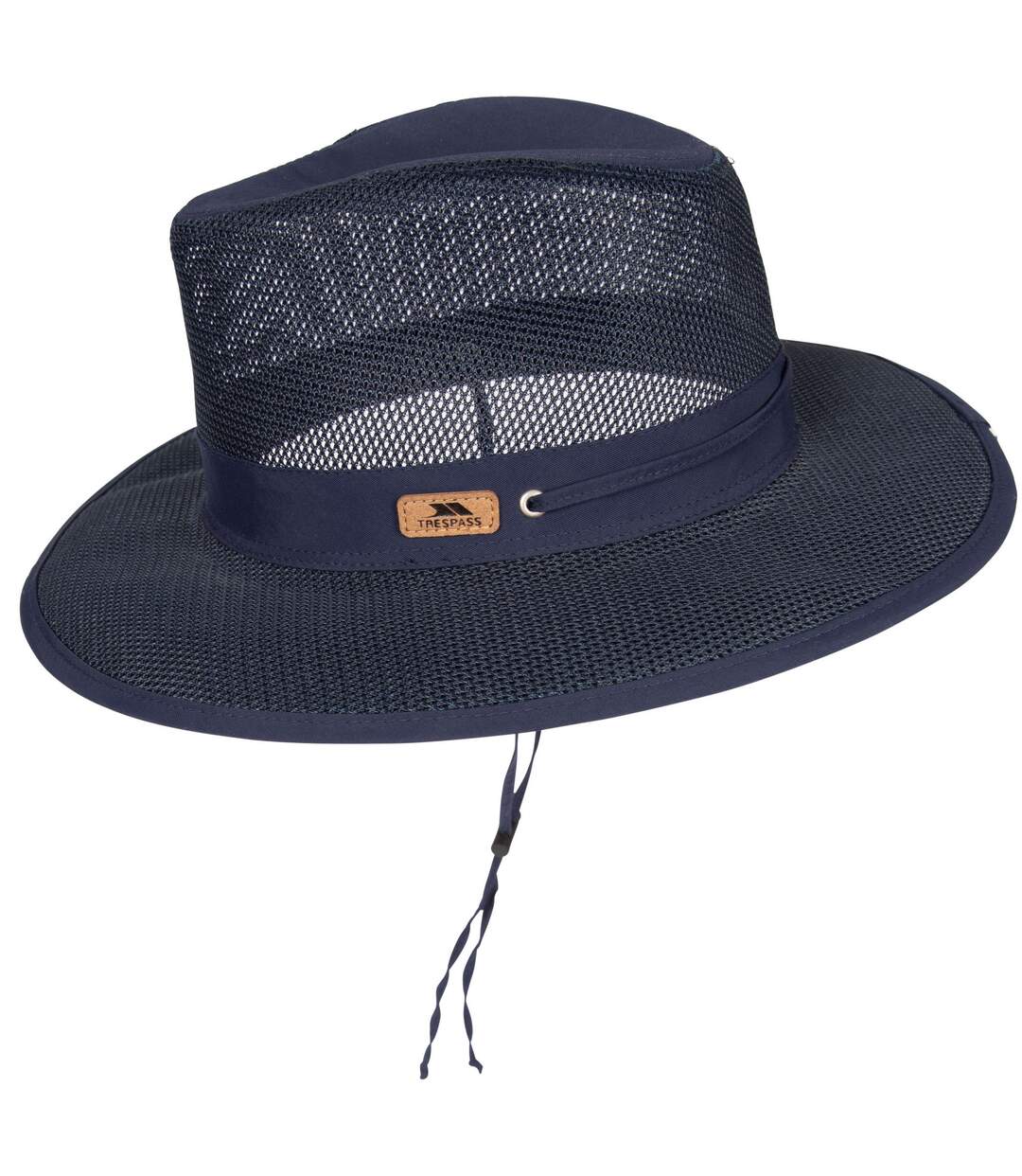 Chapeau panama classified unisexe bleu marine Trespass-3