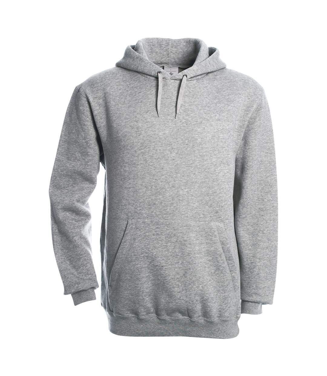 Sweat-shirt à capuche - mixte homme ou femme - WU620 - gris chiné