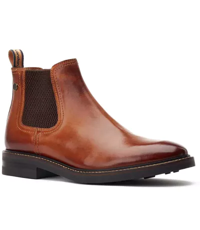Bottines Chelsea Portland Homme Marron Clair Base London