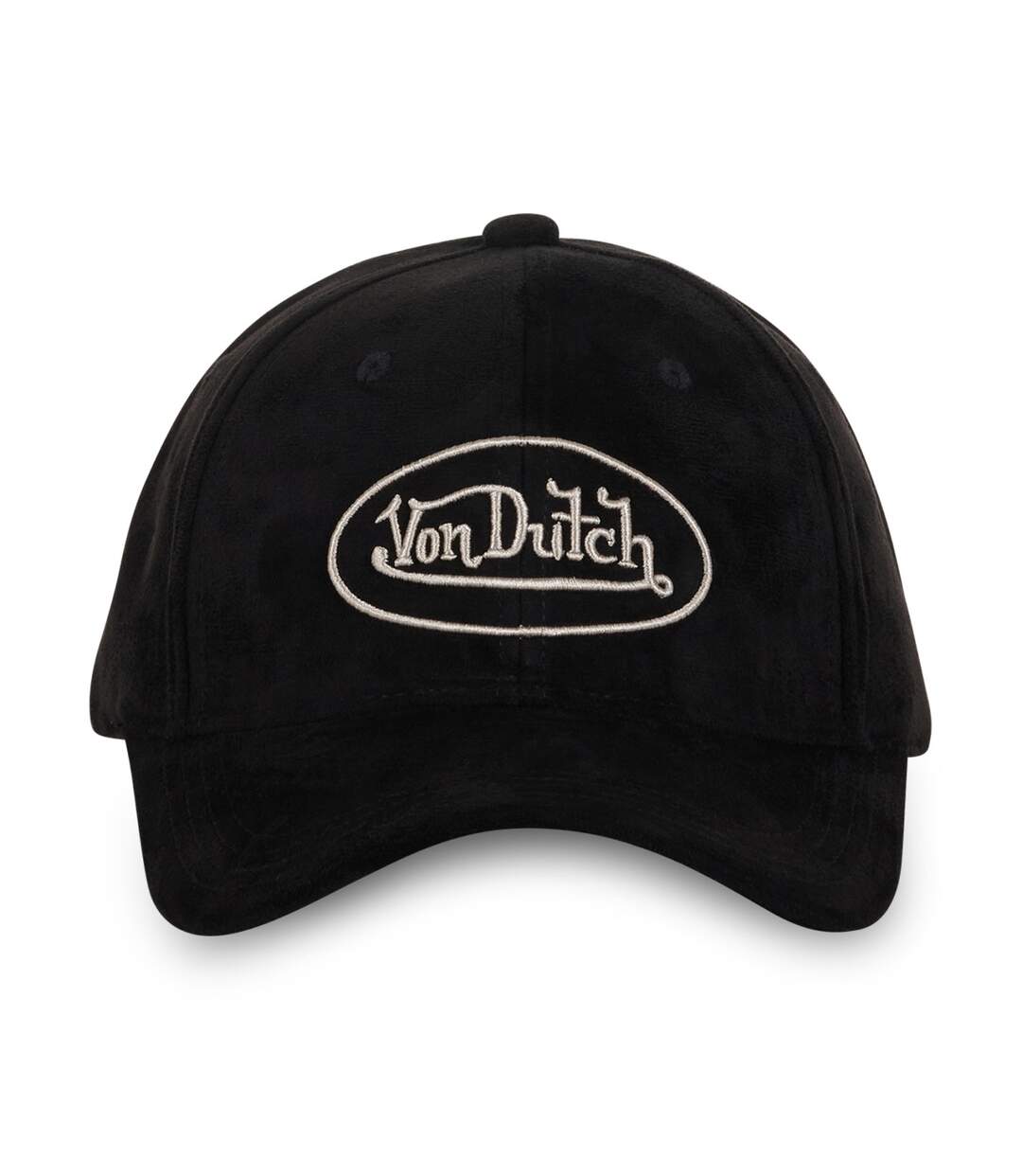 Casquette baseball en suedine Black Vondutch-2