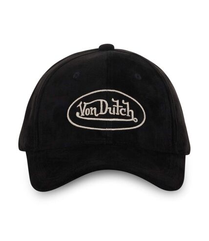 Casquette baseball en suedine Black Vondutch