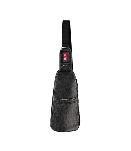 Rave Denim Crossbody Bag One Size Black Diesel
