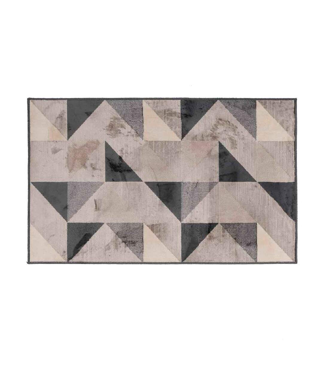 Tapis Déco Tissé Graphic 68x110cm Naturel-1