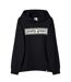 Mens Box Logo Regular Drawstring Hoodie Black Pretty Green-2