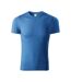 T-shirt Motif/style Peinture Homme Bleu Malfini-1