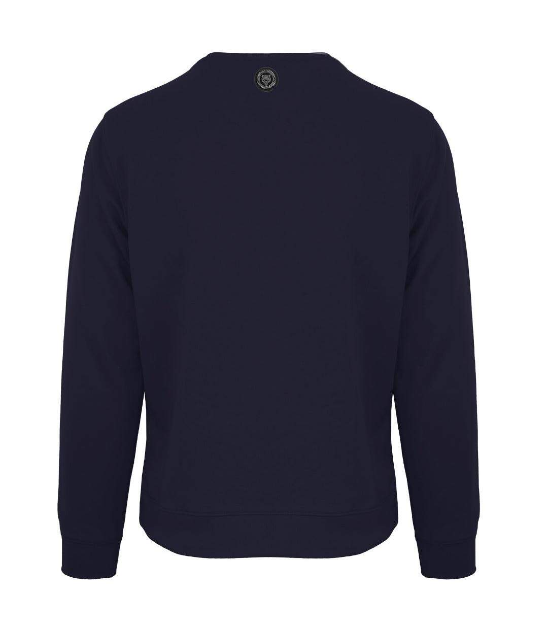 Sweat Motif Souligné Adulte Bleu Marine Philipp Plein-2