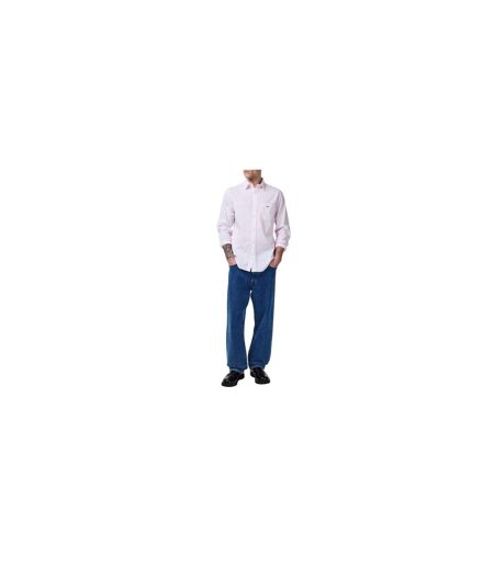 Mens Banker Poplin Shirt Pale Pink Gant