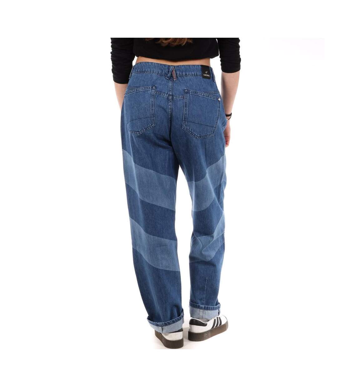 Jean droit bleu femme kaporal dudeh-2