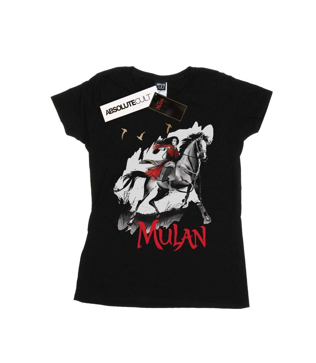 Disney Femme/Les femmes Mulan Movie Stride - T-shirt en coton (Noir) - UTBI30698-1