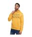 Sweat À Capuche Meshouts Homme Jaune Crosshatch-4