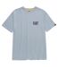 T-shirt trademark homme bleu gris chiné Caterpillar-1