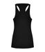 Womens/ladies Brenda Tank Top Black Roly-2