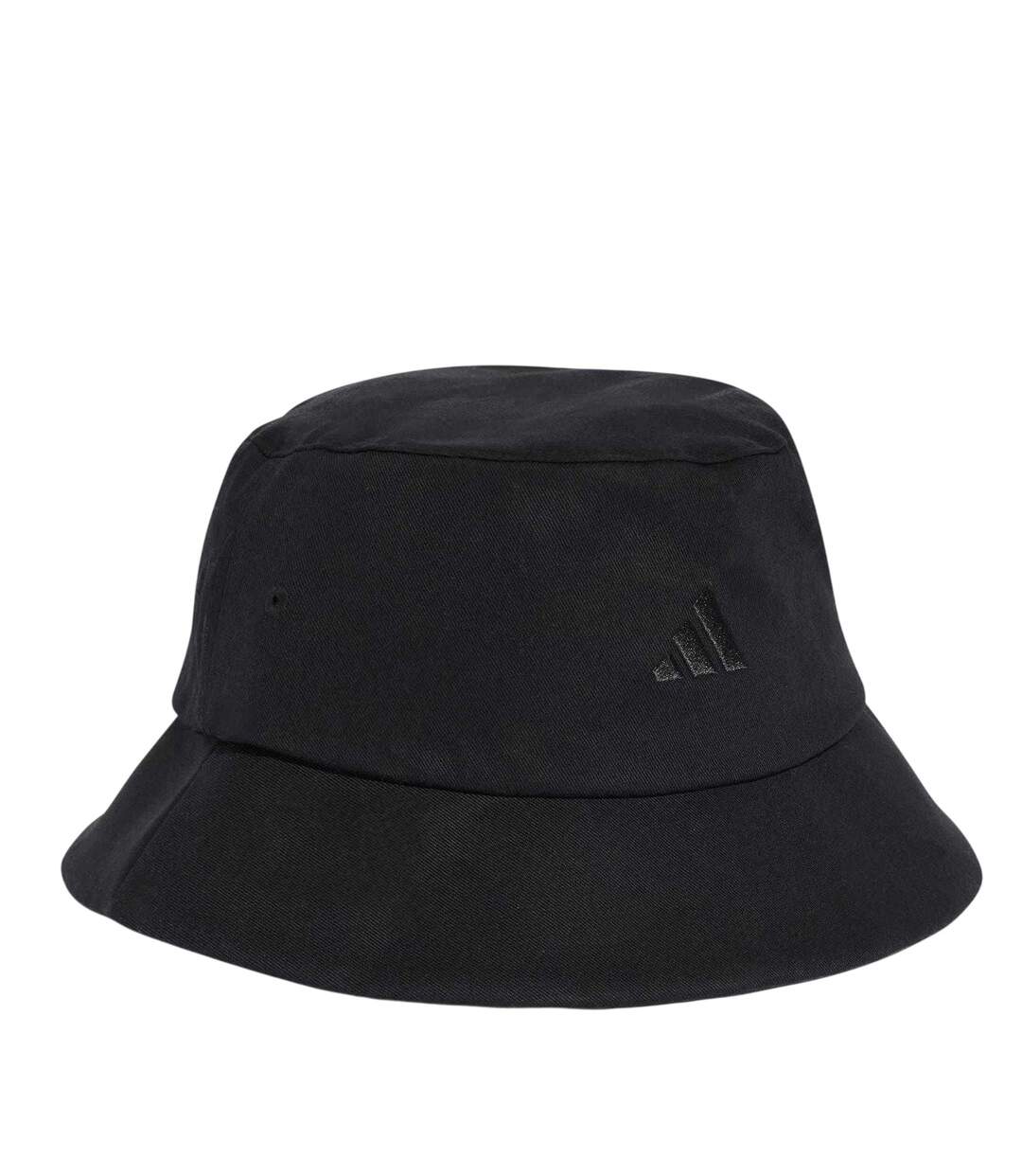 Mens 3s 3 Stripes Cotton Blend Bucket Hat Black Adidas-1