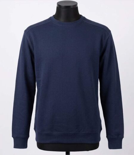 CHALLENGER E213 — Sweat col rond bleu marine : confort durable au quotidien