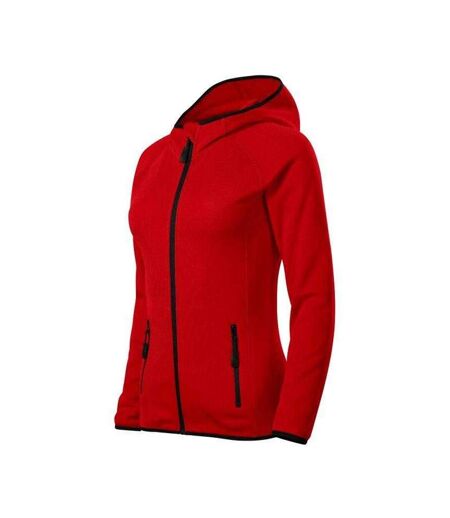 Womens/ladies Direct Full Zip Hoodie Red Malfini