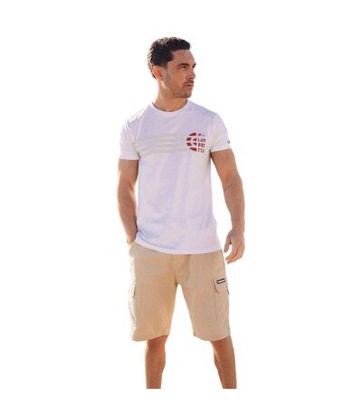 Mens Ss25 Cargo Shorts Stone Lambretta