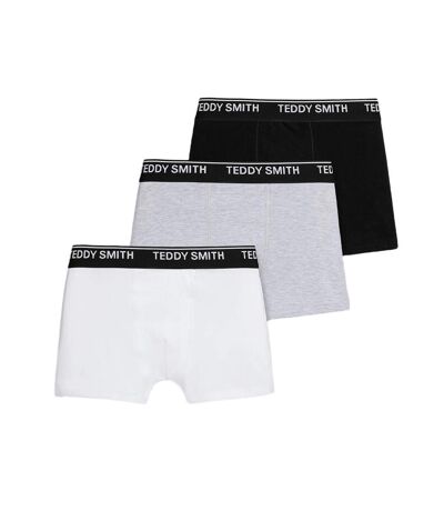 Lot de 3 boxers noirs/gris/blanc homme teddy smith 1ts/52/8 - l